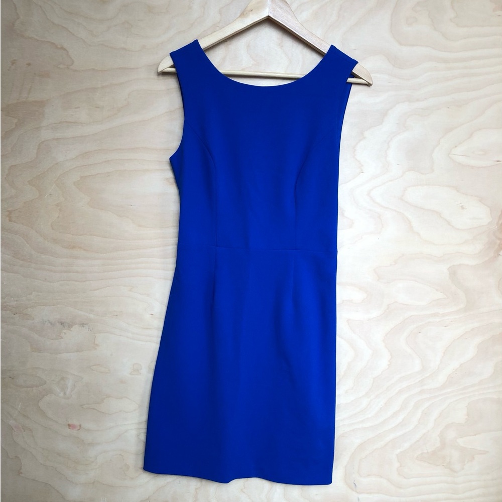 Betsey Johnson Royal Blue Sheath Dress Size 6 Barbiecore Cocktail Coquette.